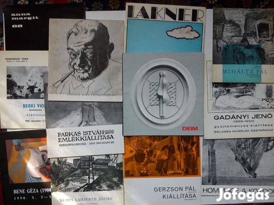 Magyar festők kiállítási katalógusai