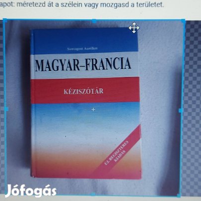 Magyar-francia és Francia-magyar jó állapotban lévő kéziszótá