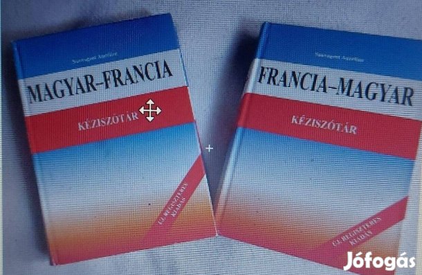 Magyar-francia és Francia-magyar jó állapotban lévő kéziszótá eladó