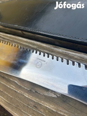 Magyar gyártású vadászkés Stainless Hungary patika állapot