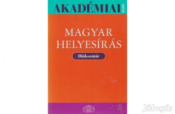 Magyar helyesírás, Diákszótár, Tóth Etelka, új könyv