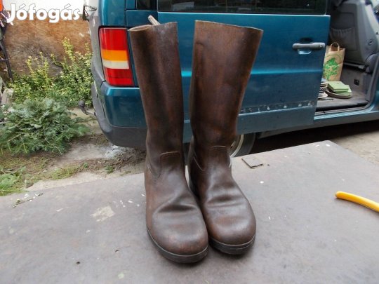 Magyar katonai háborús bőr csizma 42 - 43 méret barna
