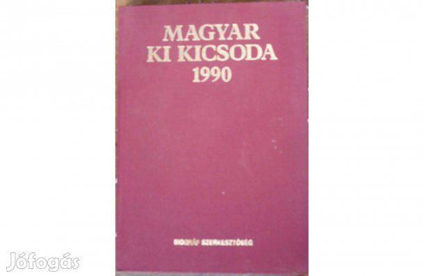 Magyar ki kicsoda, 1990