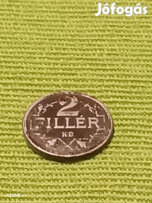 Magyar királyság vas 2 fillér 1916 KB