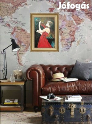 Magyar kortárs képzőművész festménye. Cserna Tamás: Virtuóz