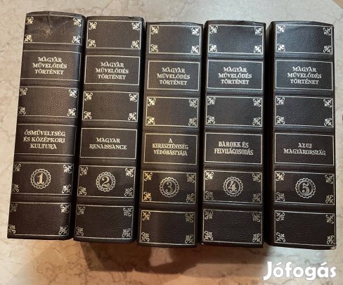 Magyar művelődés története 5 kötet hasonmás kiadvány
