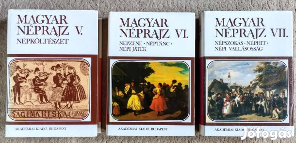 Magyar néprajz V, VI, VII népköltészet népzene néptánc népszokás