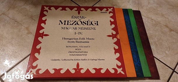 Magyar néptene 4lp bakelit hanglemez box