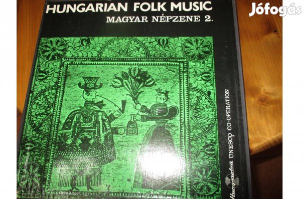 Magyar népzene díszdobozos bakelit hanglemez album eladó