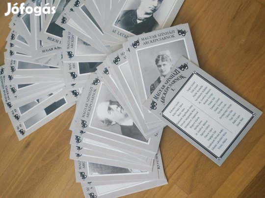 Magyar színházi arcképcsarnok (90 darab kártya)