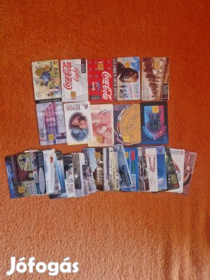 Magyar telefon kártyák 53db