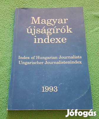 Magyar újságírók indexe könyv (1993)