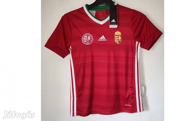 Magyar válogatott Gyerek 2020-22 piros eredeti adidas mez (164, 176)