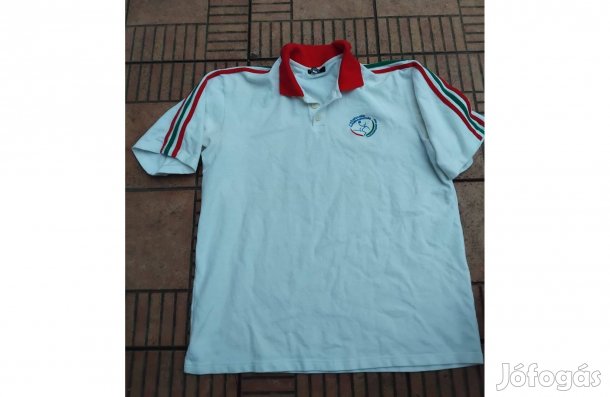 Magyar válogatott kézilabda galléros szurkolói póló XXL 2XL