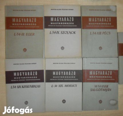 Magyarázó Magyarország 200 000-es földtani térképsorozatához (6 db)