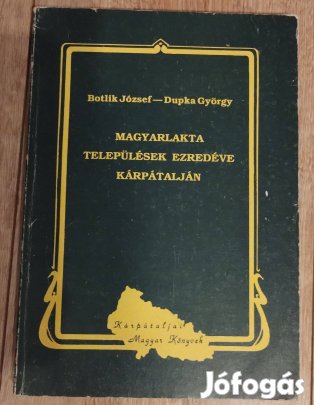 Magyarlakta települések ezredéve kárpátalján