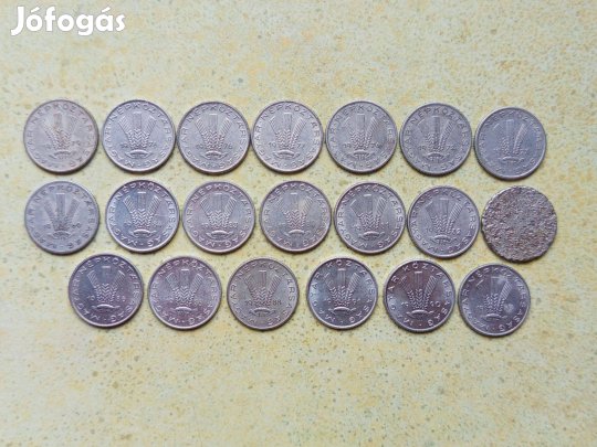 Magyarország 20 db Különböző Érme 20 Fillér 1969-1991