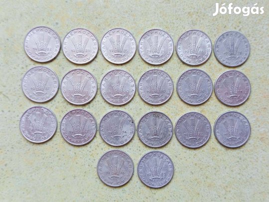 Magyarország 20 db Különböző Érme 20 Fillér 1971-1991