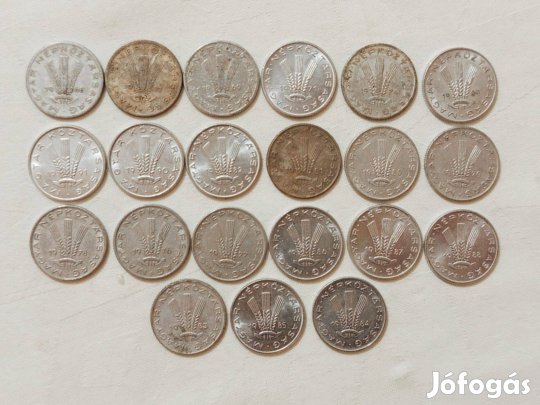 Magyarország 21 db Különböző Érme 20 Fillér 1967-1991