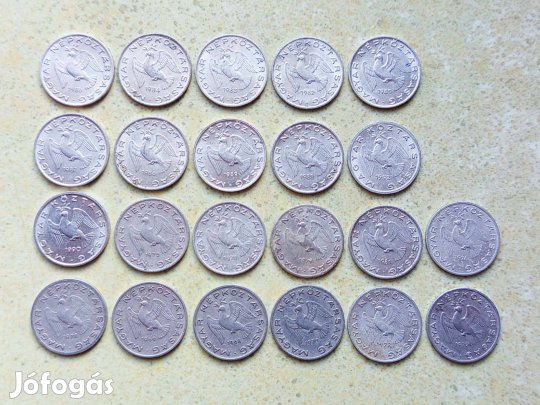 Magyarország 22 db Különböző Érme 10 Fillér 1968-1992