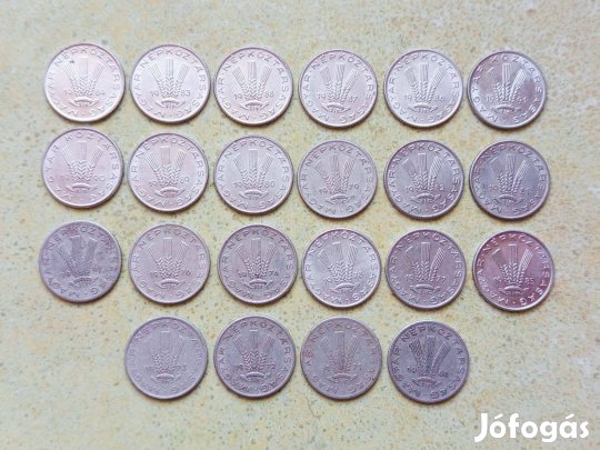 Magyarország 22 db Különböző Érme 20 Fillér 1968-1991