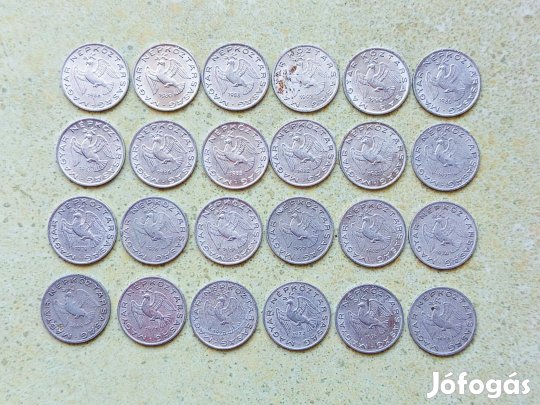 Magyarország 24 db Különböző Érme 10 Fillér 1968-1992