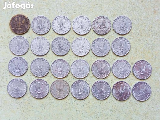 Magyarország 26 db Különböző Érme 20 Fillér 1947-1991