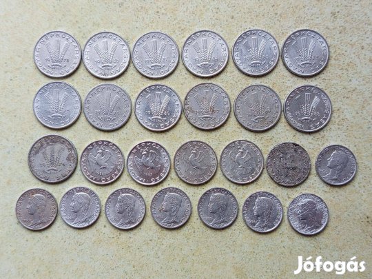 Magyarország 26 db Különböző Érme 5,10,20 Fillér 1956-1989