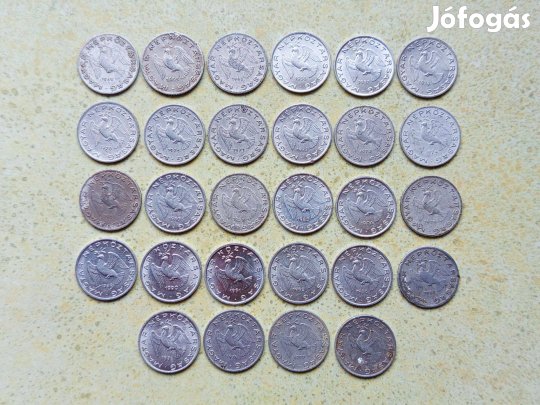 Magyarország 28 db Különböző Érme 10 Fillér 1965-1992