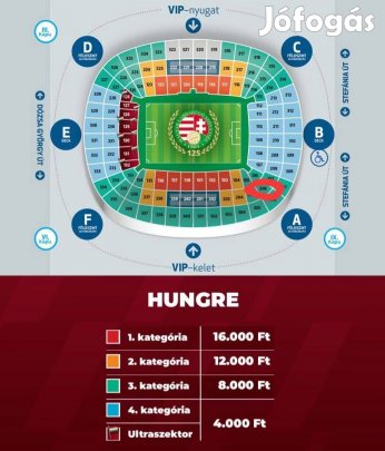 Magyarország Görögország jegyek (104.szektor)