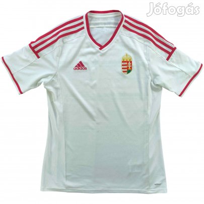Magyarország Magyar válogatott 2014-16 Adidas vendég foci mez L-es
