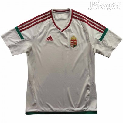 Magyarország Magyar válogatott 2016-18 Adidas vendég foci mez M-es
