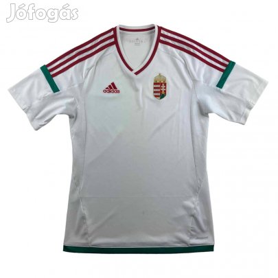 Magyarország Magyar válogatott 2016-18 Adidas vendég foci mez S-es