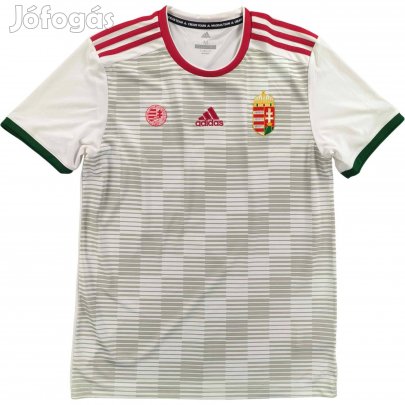 Magyarország Magyar válogatott 2018-19 Adidas vendég foci mez M-es