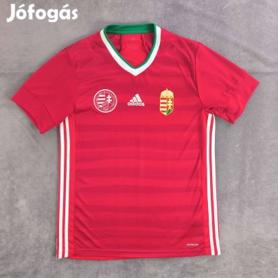 Magyarország Magyar válogatott 2019-21 Adidas hazai foci mez M-es