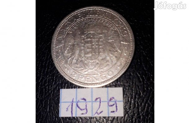 Magyarország Védasszonya 2 pengő 1929 Ezüst