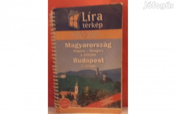 Magyarország - Budapest autóatlasz