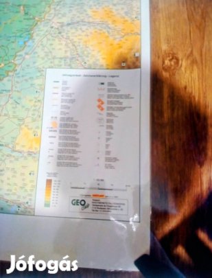 Magyarország falitérkép 160x110cm