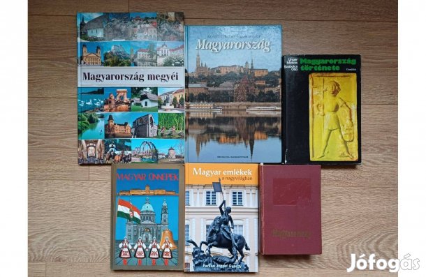 Magyarország könyvcsomag, 6 db egyben