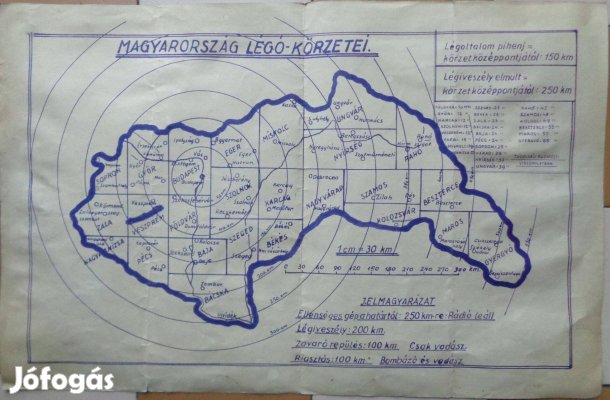 Magyarország légótérkép eladó