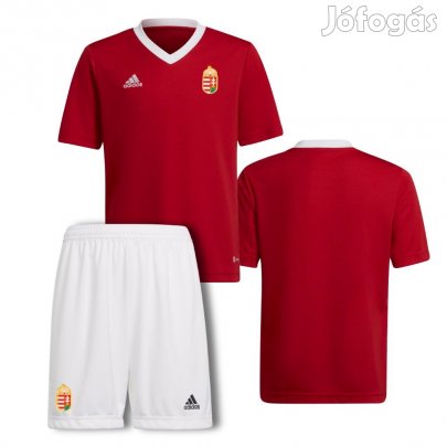 Magyarország mez garnitúra szurkolói Adidas gyerek piros felső fehér