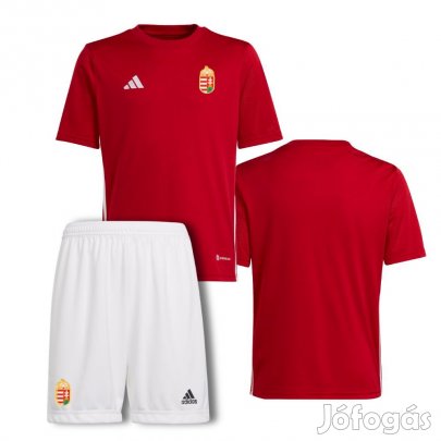 Magyarország mez garnitúra szurkolói Adidas gyerek piros felső kerek