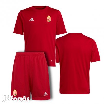 Magyarország mez garnitúra szurkolói Adidas gyerek piros felső kerek