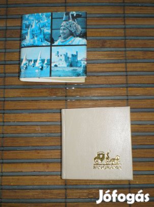 Magyarország miniatűr könyv, minikönyv 3 féle nyelven 1975