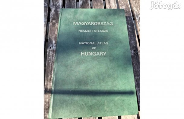 Magyarország nemzeti atlasza 1989-es kiadásban 3500 forintért eladó