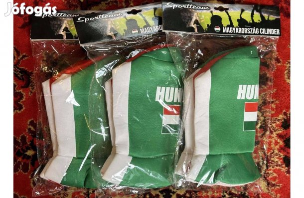 Magyarország szurkolói sapka kalap cilinder Hungary szurkoló cilinder