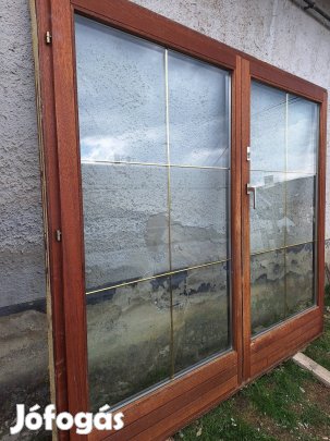 Mahagóni Terasz ajtó.190×220