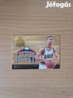 Mahmoud Abdul-Rauf Fleer 1994-95 League Leader #1of8 kosaras kártya