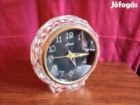 Majak orosz kristály üveg kvarcóra 