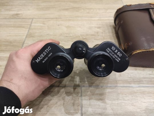 Majestic 10x50 es fém házas Japán távcső újszerű állapotban